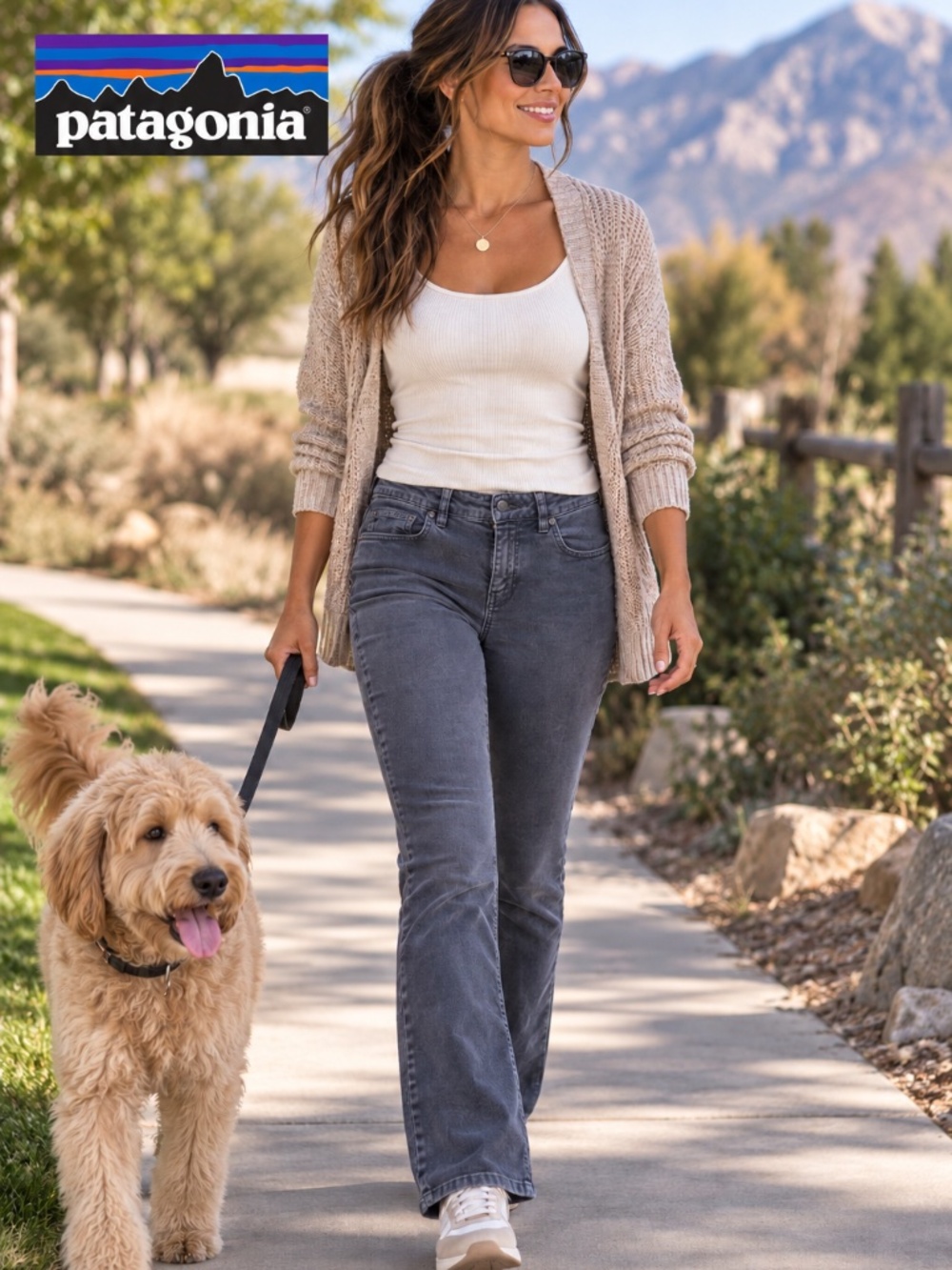 Patagonia Women's Organic Cotton Corduroy Charcoal Gray Pants